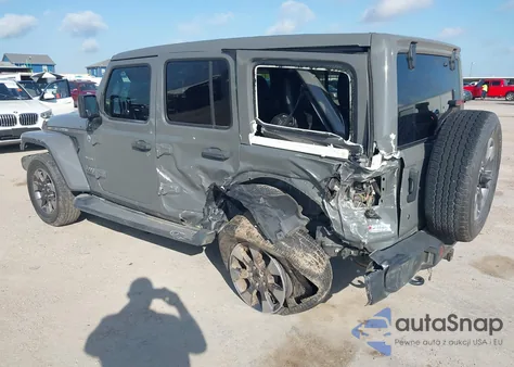 2019 Jeep Wrangler Unlimited Sahara 4X4 from USA, damaged, VIN 1C4HJXEG1KW527334